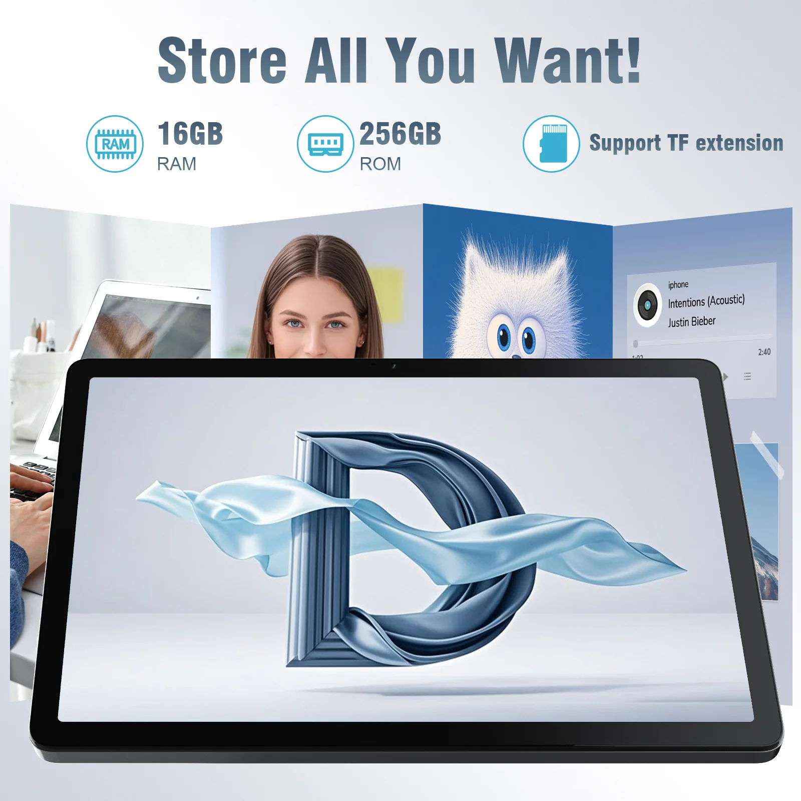 2025 MID1110-MS Android 14 Tablet 11 inch Gaming Tablets (8+256GB) - Image 3