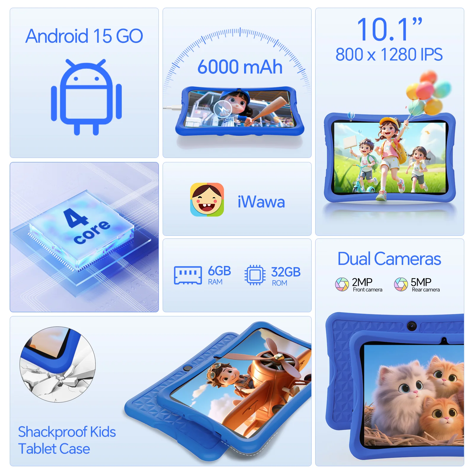 Digiland MID1050-AE | 10.1" Kids Tablet with Eye-Care Screen & Parental Controls - Image 7
