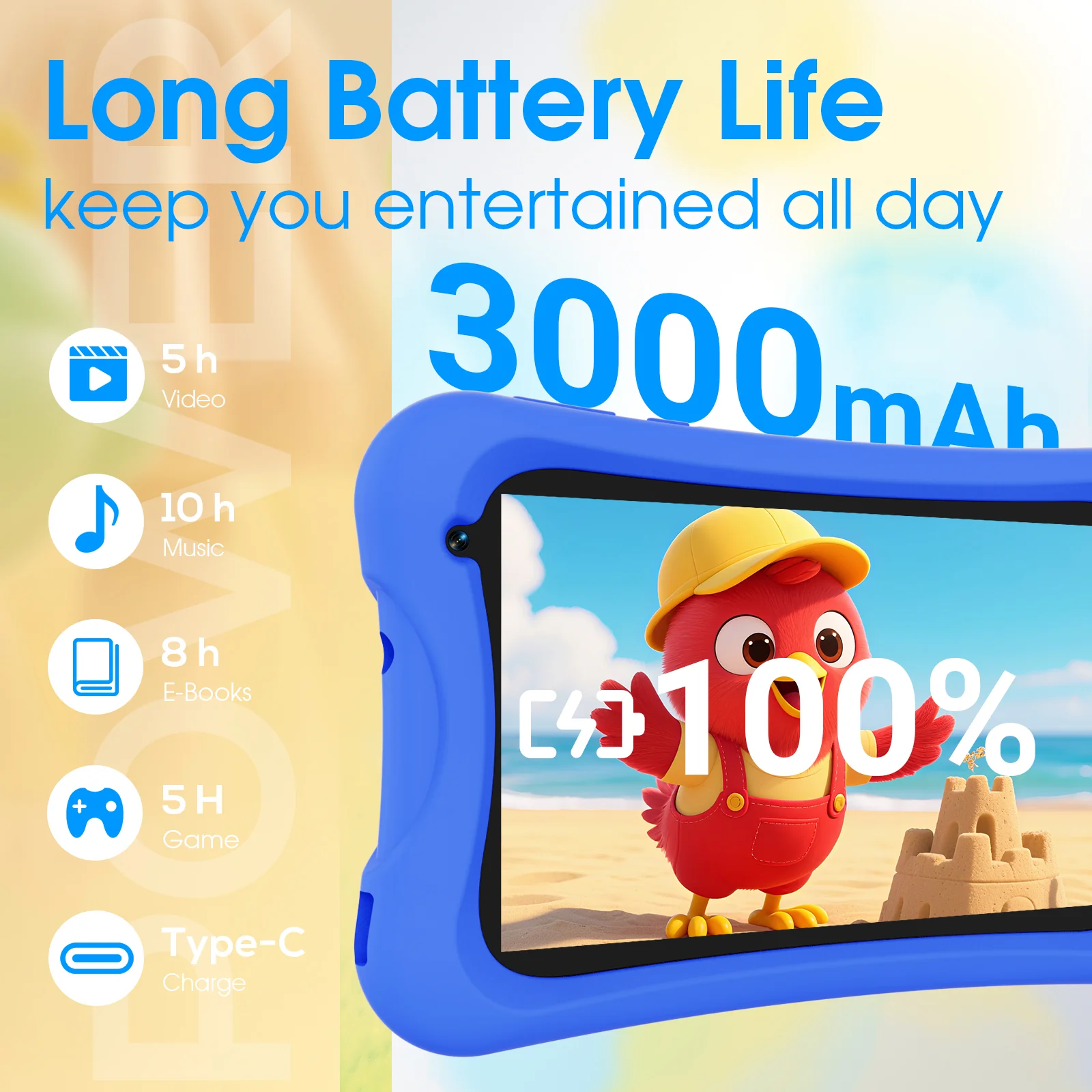 Digiland MID7025-AC | 7" Kids Tablet with Eye-Care Screen & Durable Case - Image 6