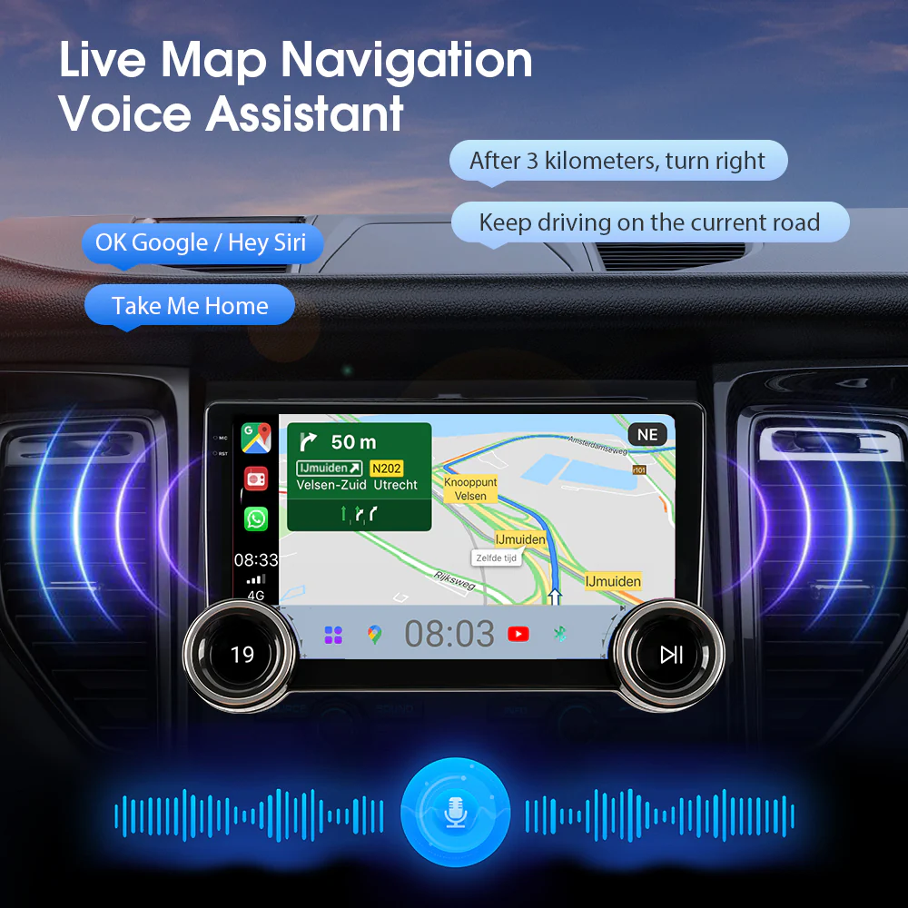 Huadio CVD1529-AJ 10" Double Din Car Stereo - Image 7