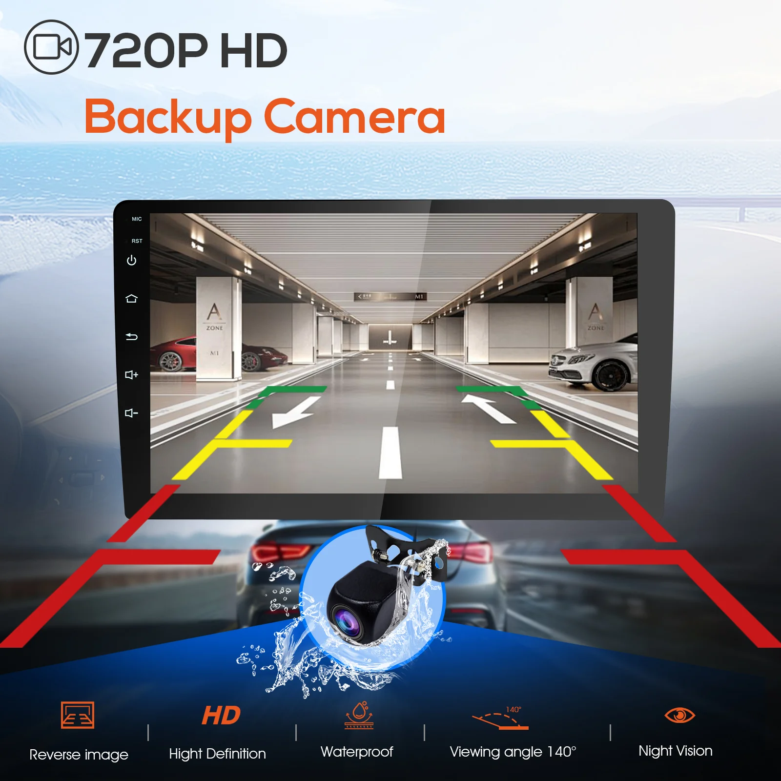 Huadio CVD1661-AJ 10.1" Double Din Car Stereo - Image 5