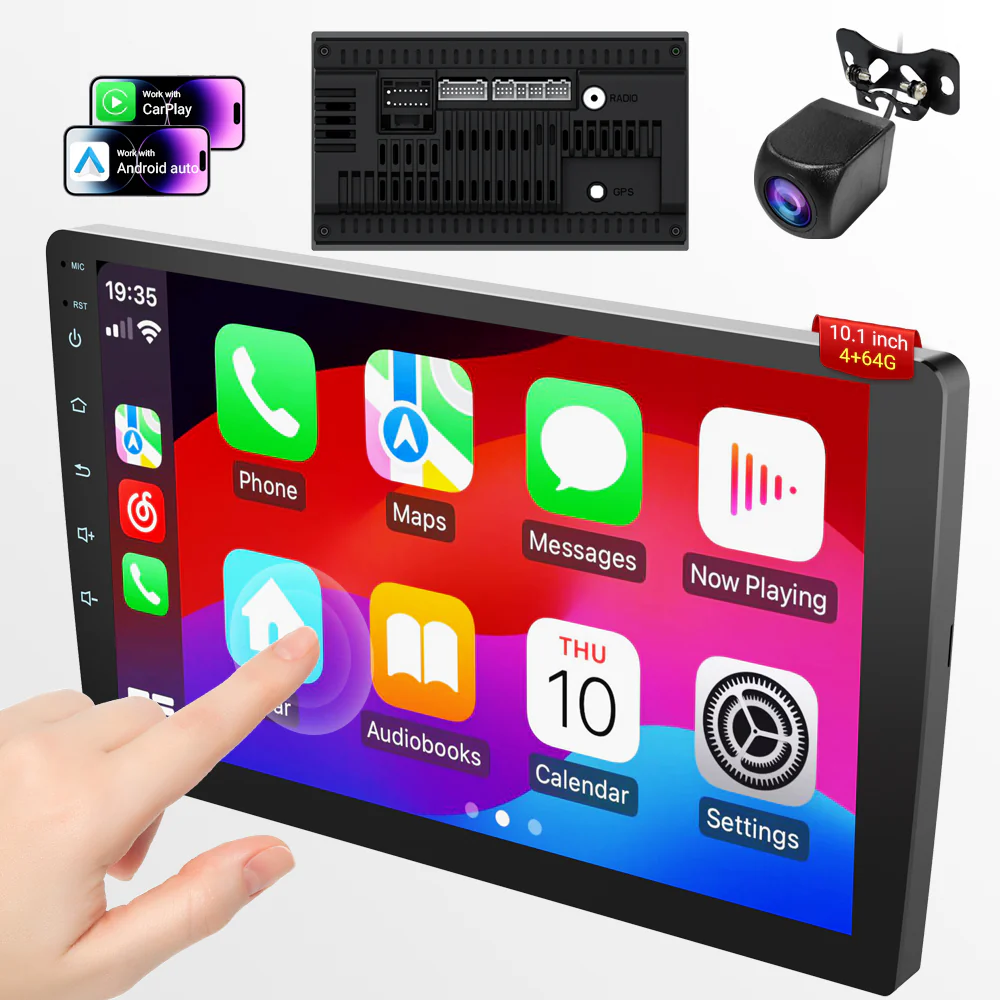 Huadio CVD1943-ZA 10.1" Double Din Car Stereo - Image 5