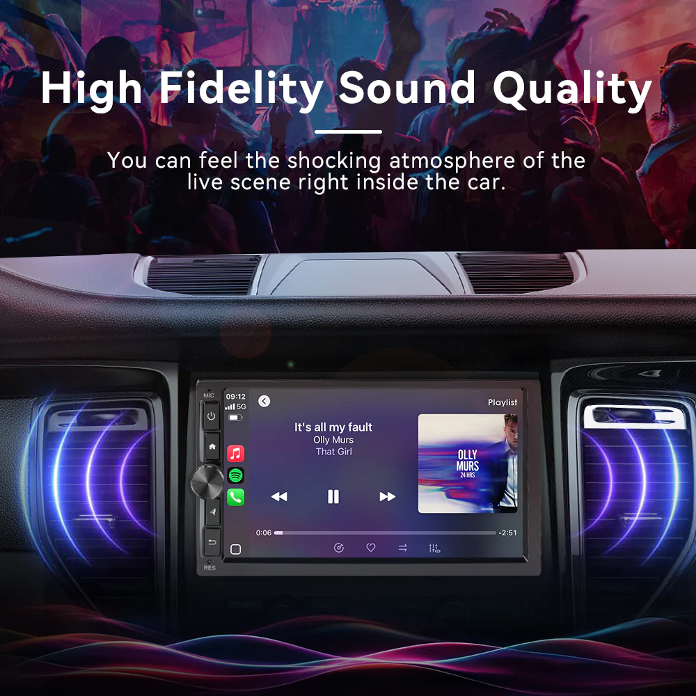 Huadio CVD7496-AJ 7" Double Din Car Stereo - Image 9