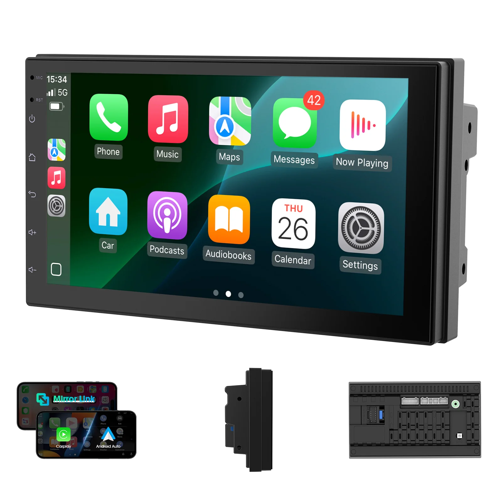 Huadio CVD7621-AJ 7" Double Din Car Stereo - Image 4