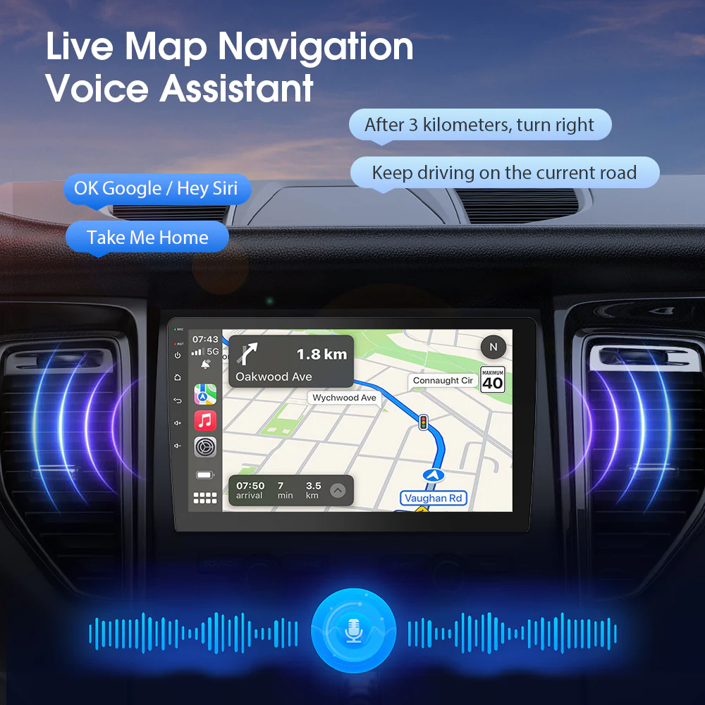 Huadio CVD9661-AJ 9" Double Din Honda Civic Car Stereo - Image 7