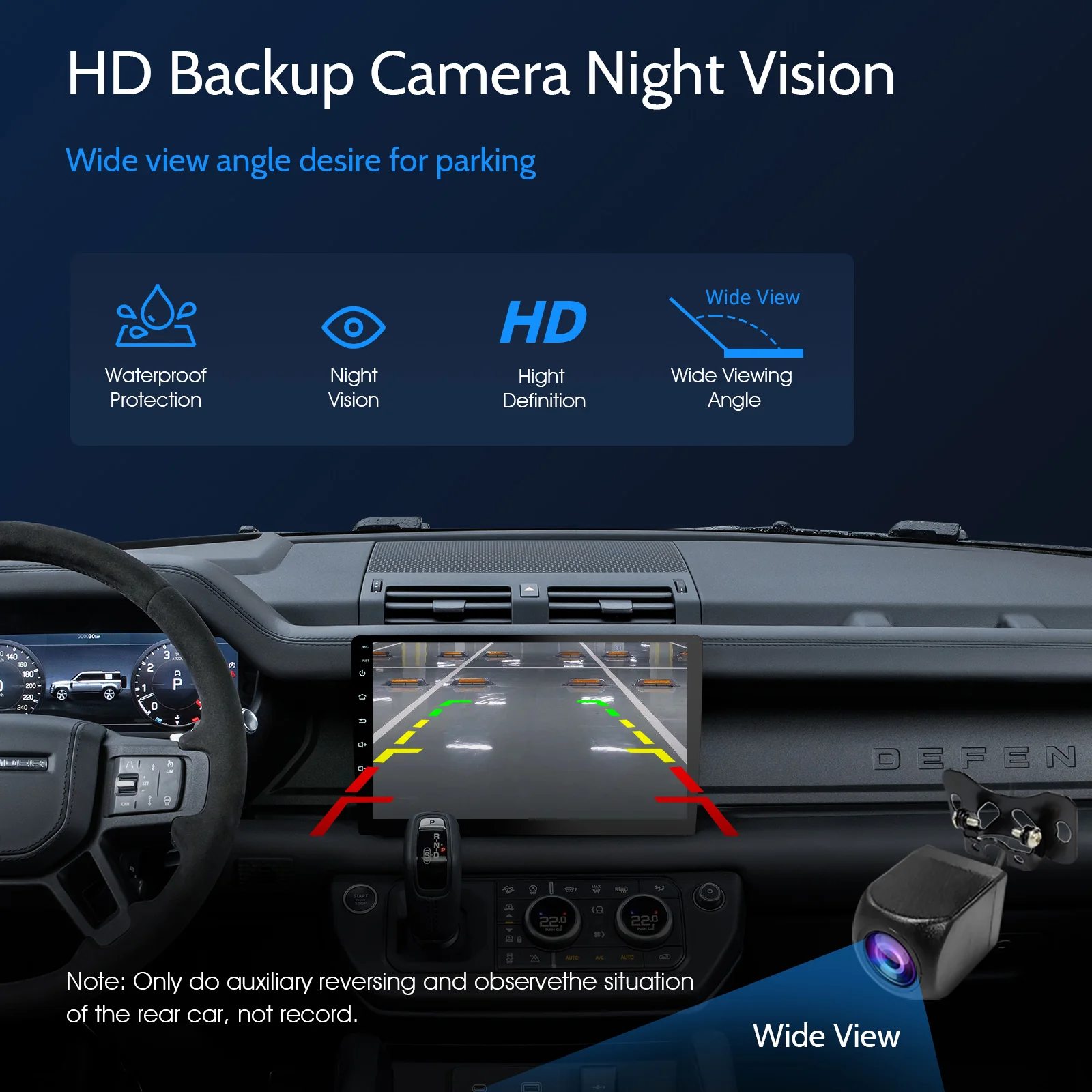 Huadio CVD9661-AJ 9" Double Din Honda Civic Car Stereo - Image 9