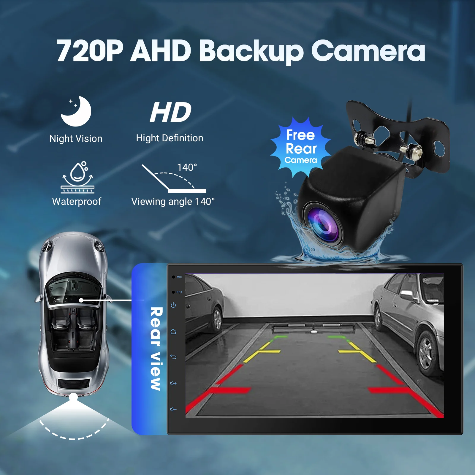 Huadio CVD9943-ZA 9" Double Din Car Stereo - Image 7