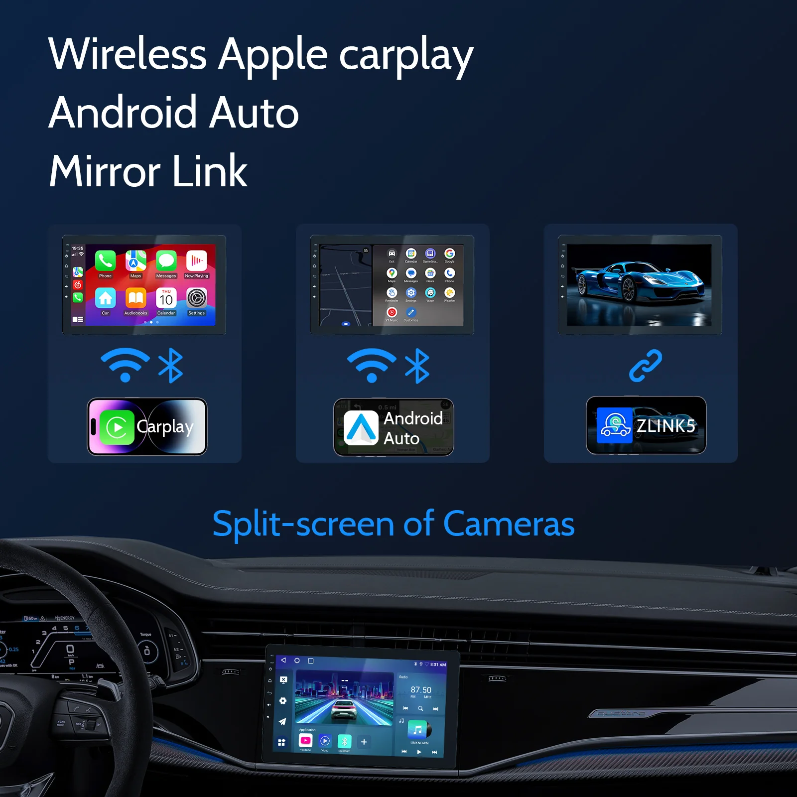 Huadio CVS1520A-AJ 10.1" Single Din Car Stereo - Image 12