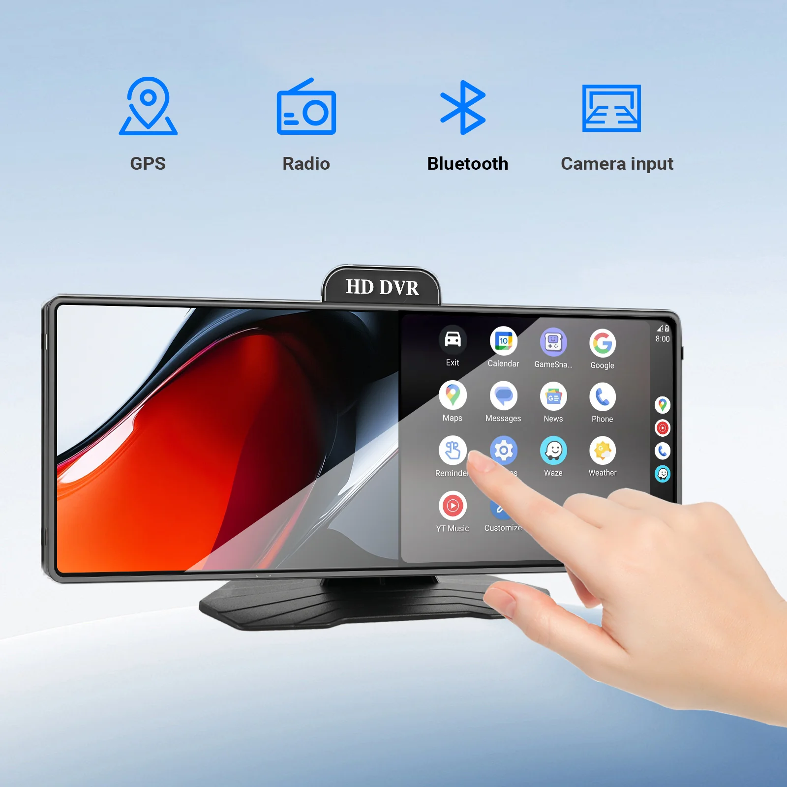 Huadio PND1001-AD 9.3" Portable Car Stereo - Image 7