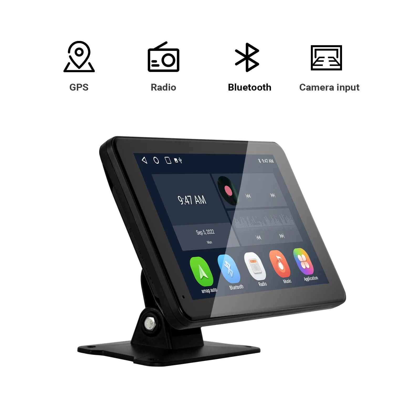 Huadio PND7002-AD 7" Portable Car Stereo - Image 3