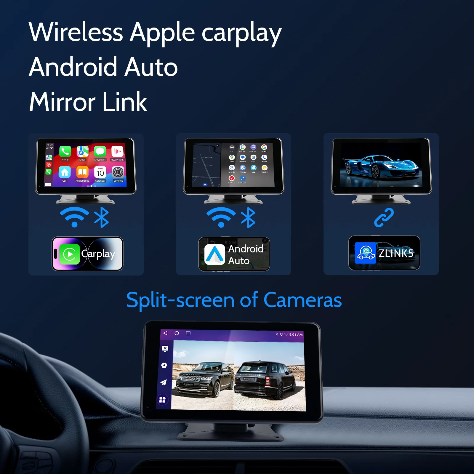 Huadio PND7002-AD 7" Portable Car Stereo - Image 5